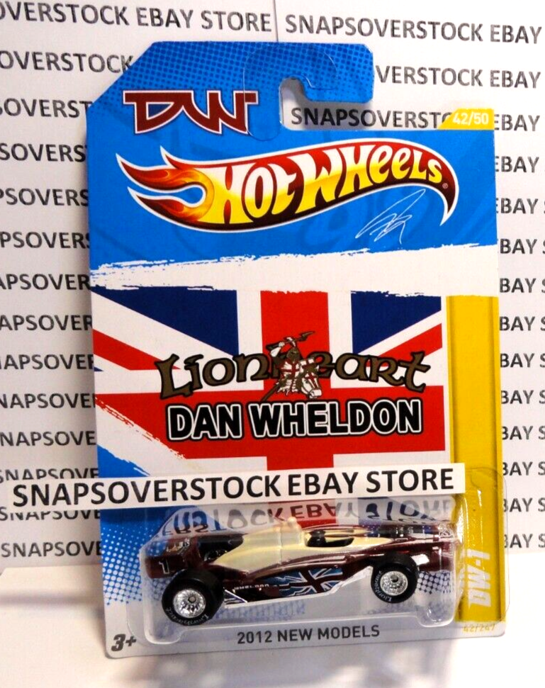 2012 HOT WHEELS DAN WHELDON '11 INDYCAR OVAL RACE CAR, HW #42, REAL RIDERS, VHTF