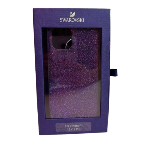 Swarovski High smartphone case iPhone 12 or 12 Pro Case in Purple - Picture 1 of 8