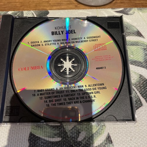 BILLY JOEL - Kohuept CD 1987 CBS Disc Vgc+ - Picture 4 of 6