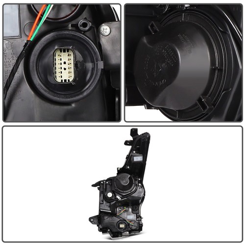 LED DRL Type Headlight Assembly For 2013-2018 Cadillac ATS Headlamps Left+Right - Picture 10 of 11