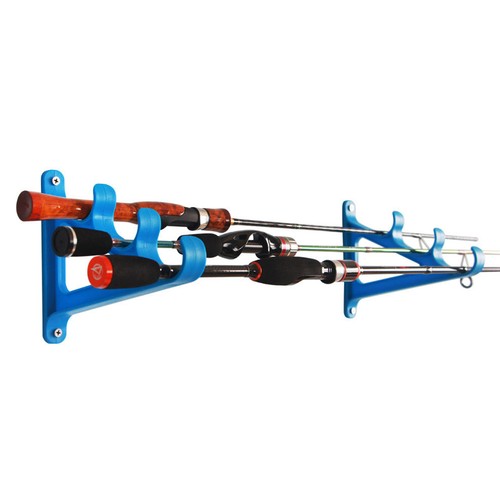 Fishing Rod Bracket Simple Installation Save Space Compact Mini Fishing Pole