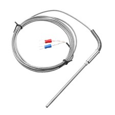 K Type Thermocouple Temperature Sensor Probe 4x100mm 6.6ft Wire