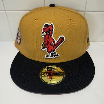 New Era 59Fifty St. Louis Cardinals 125th Anniversary Patch Fitted Hat Cap 7 3/4