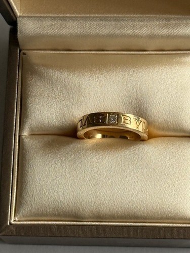 Bvlgari Bvlgari Band Ring 18K Yellow Gold with Diamond - Picture 4 of 13