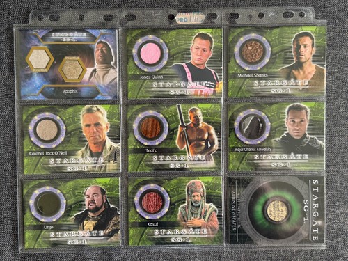 Stargate sg-1 season 8, Rittenhouse – 9 autos, 8 costumes, relic, case topper ++ - Picture 9 of 24