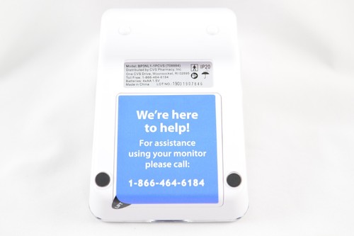 CVS Health BP3NL1-1PCVS Series 100 Upper Arm Blood Pressure Monitor w/Cuff - Picture 2 of 7