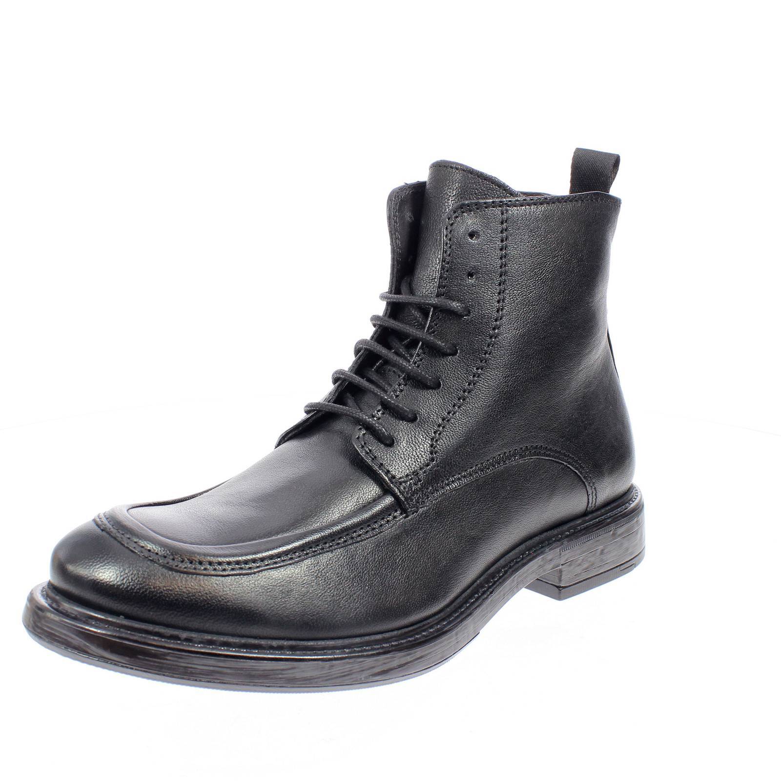 Стрингаты Franzini Stivaletti в стиле Неро - Талья 40 [25,7 см] Scarpe Uomo