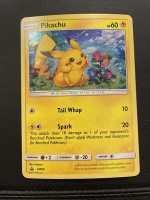 Pikachu SM86 Holo - 2017 S&M General Mills Promo - Pokemon Card | eBay