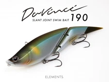 ELEMENTS Davinci 190 7.5 inch 56 g 2 oz Floating Big Swim Bait Made in Japan