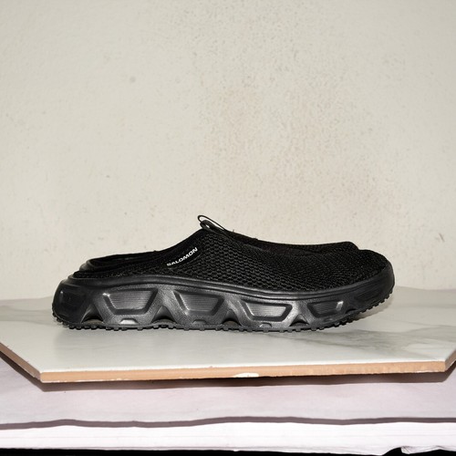Salomon REELAX SLIDE 6.0 Recovery Sandal Black Women US 8.5