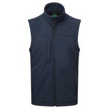 Image of Mens Softshell Bodywarmer Sleeveless Jacket Gilet Body Warmer Work Fleece Lined