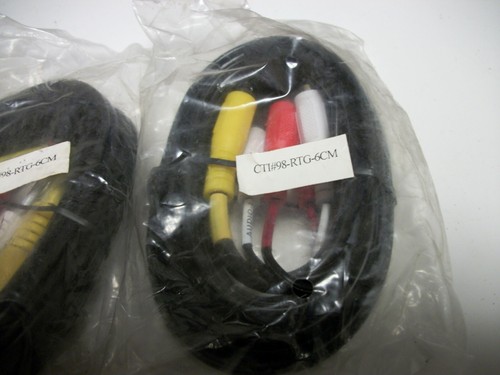 Cable de audio/1 video 4 CTI#98-RTG-6CM 2 nuevo en bolsas de plástico selladas - Imagen 4 de 4