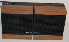 Vintage EPM 80 Sound System LCD Digital Alarm Clock AM/FM Radio Old School Retro