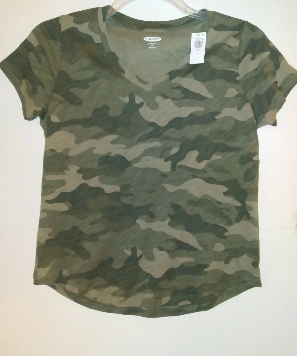 Old navy womens camo t shirt sale