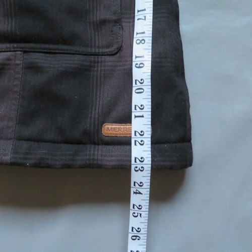 Merrell Opti-Warm Duffle Coat Womens Size Medium Checked Toggle Jacket - Picture 9 of 11