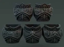 5-10x Templar Crusader Veteran Torsos Variety Pack