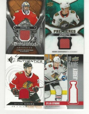 2018-19 SP Jerseys #106 Dylan Sikura Chicago Black Hawks