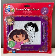 Dora The Explorer Travel Magic Draw Board Violet 4 Kids Birthday Party New