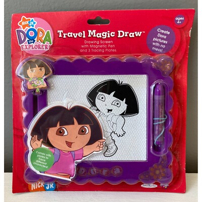 Dora The Explorer Travel Magic Draw Board Violet 4+ Kids Birthday