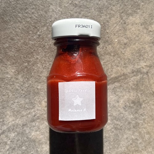 Sparkly ketchup by mh 2.5 ounces of edible glitter ketchup eBay