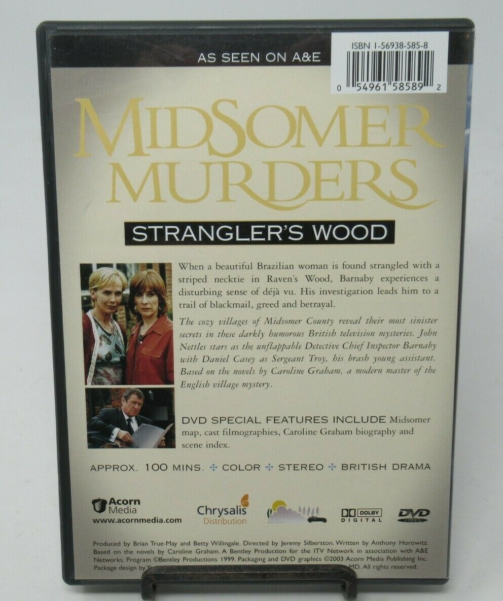 MIDSOMER MURDERS: STRANGLER'S WOOD DVD MOVIE, JOHN NETTLES MIDSOMER MURDERS: STRANGLER'S WOOD DVD MOVIE, JOHN NETTLES