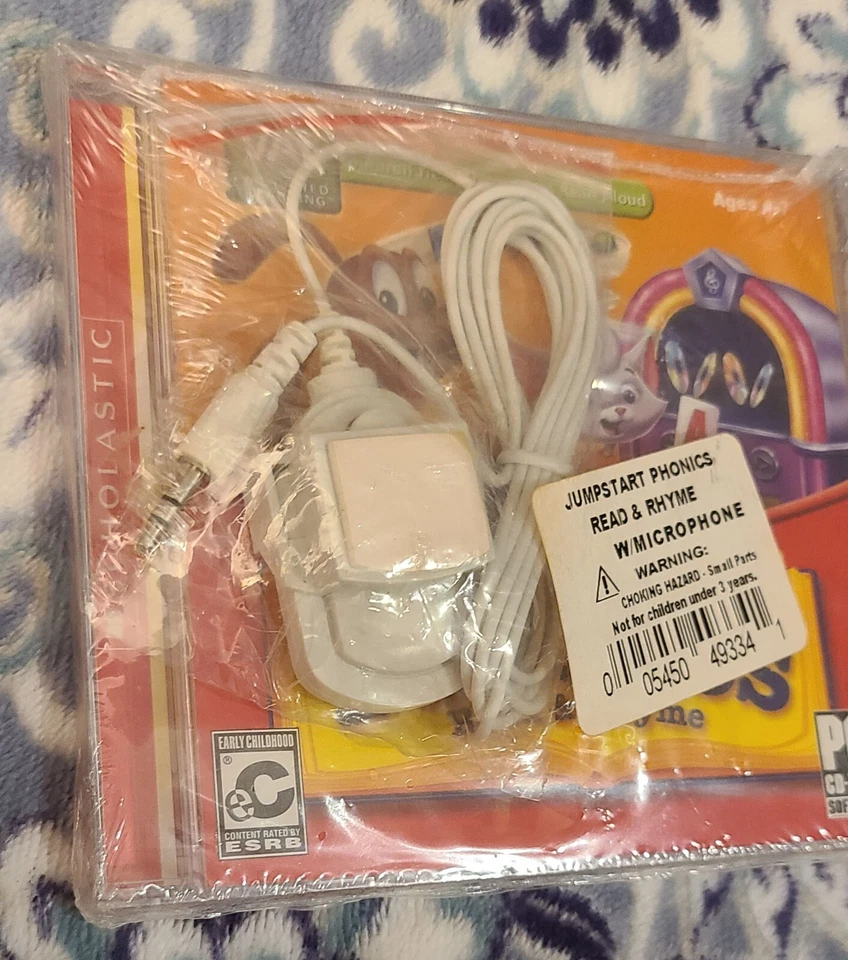 JumpStart Phonics Read and Rhyme Pc Factory New Nice Vista XP w/ Microphone - Image 2 of 4