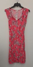 LOFT Women's Pink Floral Size M Blouson Dress