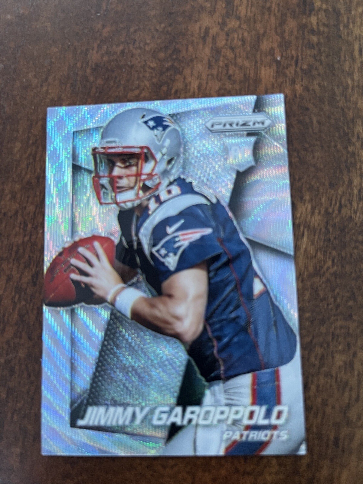 2014 Panini Jimmy Garoppolo Prizm Light Blue Wave RC #24/99