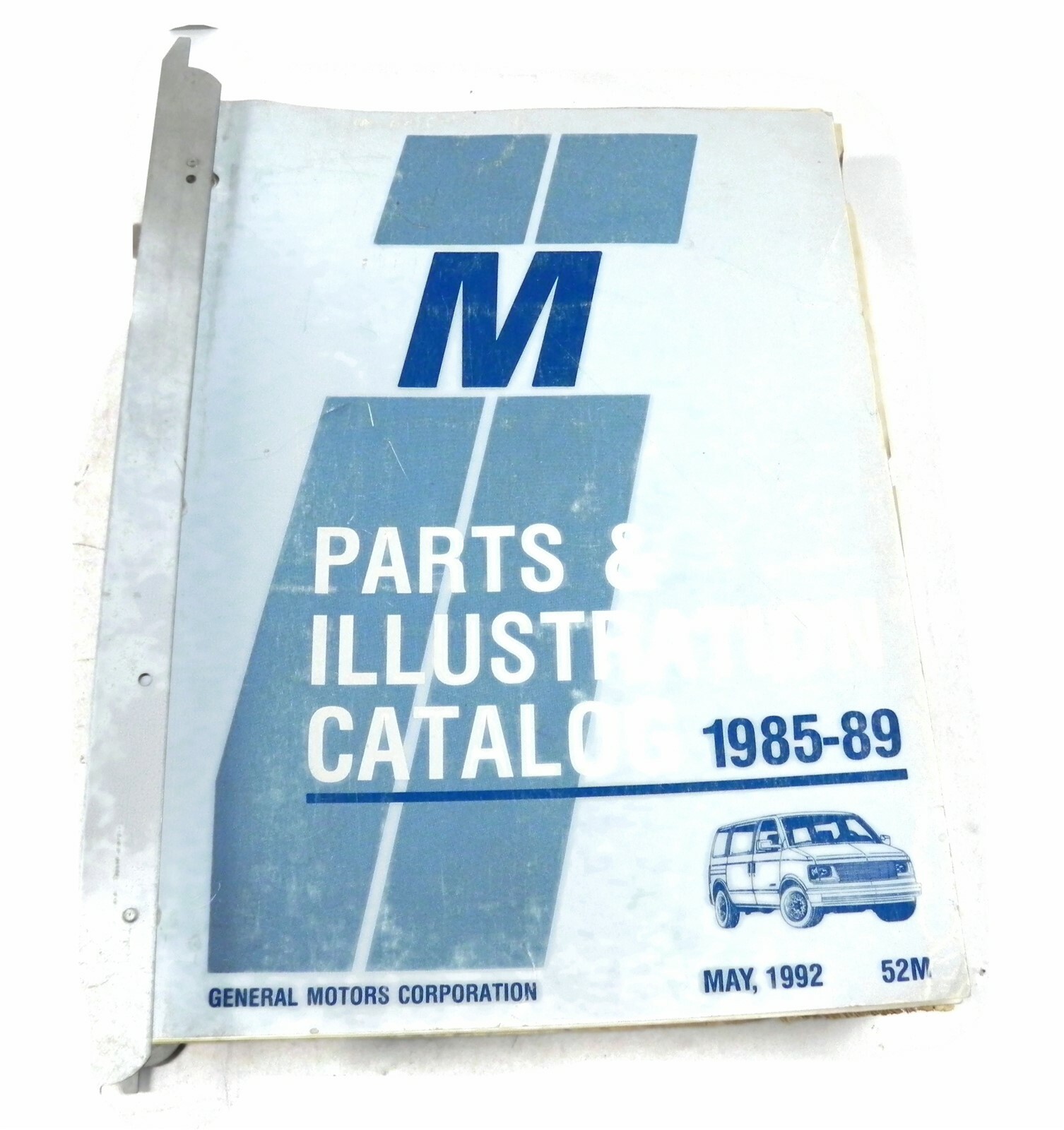 1985-86-87-88-89 GMC M VAN FACTORY DEALER PARTS AND ILLUSTRATION CATALOG