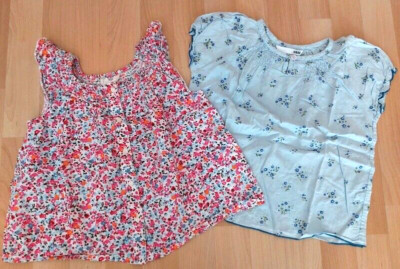   2 Shirts/ Blusen für Mädchen   H&M   Größe 98