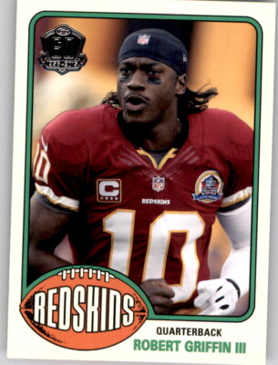 2015 Topps 60th Anniversary Shield Robert Griffin III PWE Insert NFL Redskins