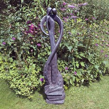 Loving Kiss Modern Poly Resin Garden Statue