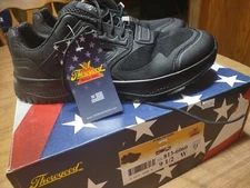 New Thorogood 813-6060  9.5W  Tactical Oxford Black Shoes Boots Made In USA 