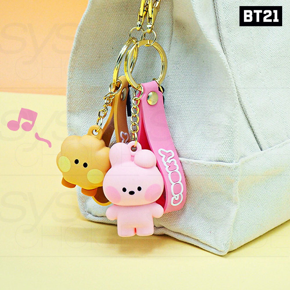 BTS BT21 Official Authentic Goods Figure Strap Keyring minini Ver