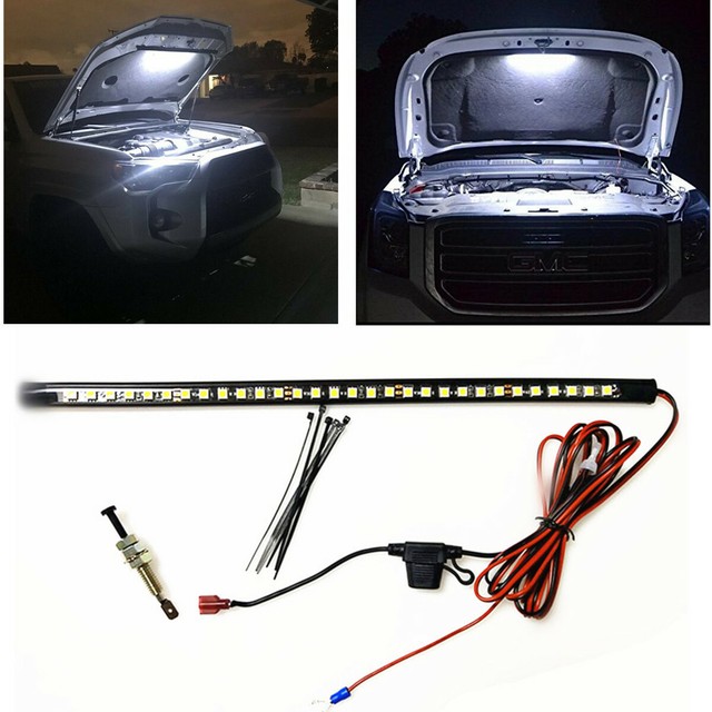 1pcs 12V Super Bright White LED light Bars for Under Hood Engine Bay