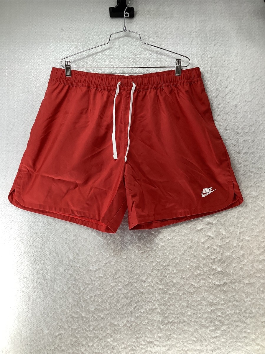 Nike Red Swim Trunks Lined Shorts Men's 2XL | eBay