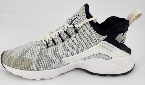 Zapatos para correr Nike Air Huarache Ultra talla 7 blancos negros 819151-100 en excelente estado - Imagen 5 de 8