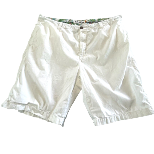 Pantalones cortos vintage para hombre talla 40 blancos elásticos chinos - Imagen 1 de 5