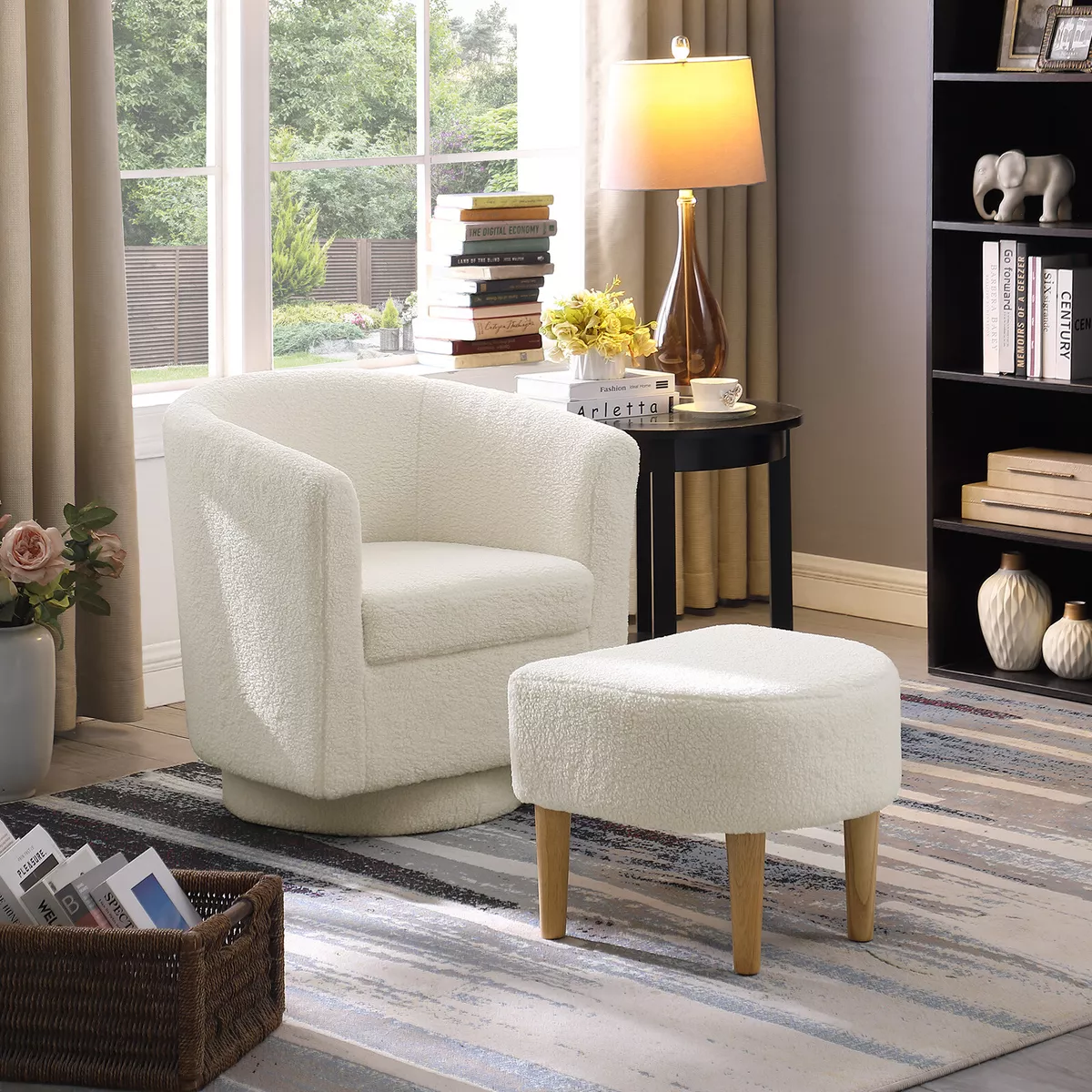 Rooms to go chair and 2025 ottoman