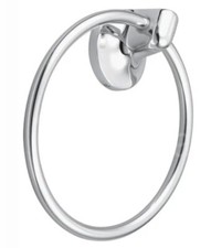 Moen BP5886CH Round Bathroom Towel Ring Holder in Chrome