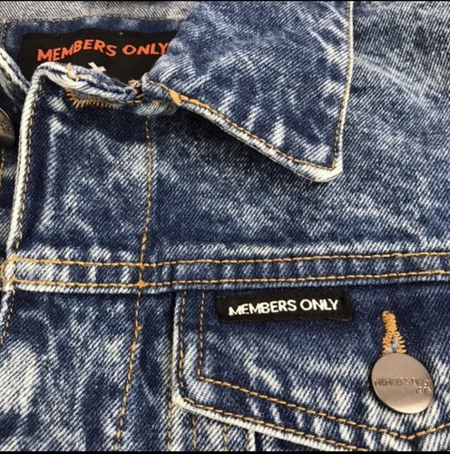 Members Only x Nickelodeon SpongeBob Patrick Jean Denim Trucker Jacket Mens M - Picture 5 of 11