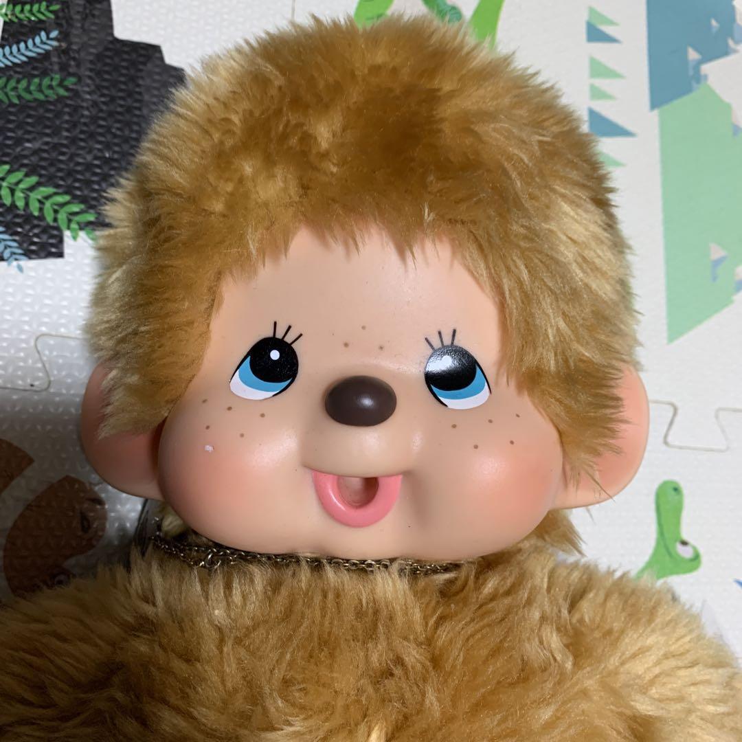 Plush Toy Sekiguchi Monchhichi Gold Color 30th Anniversary