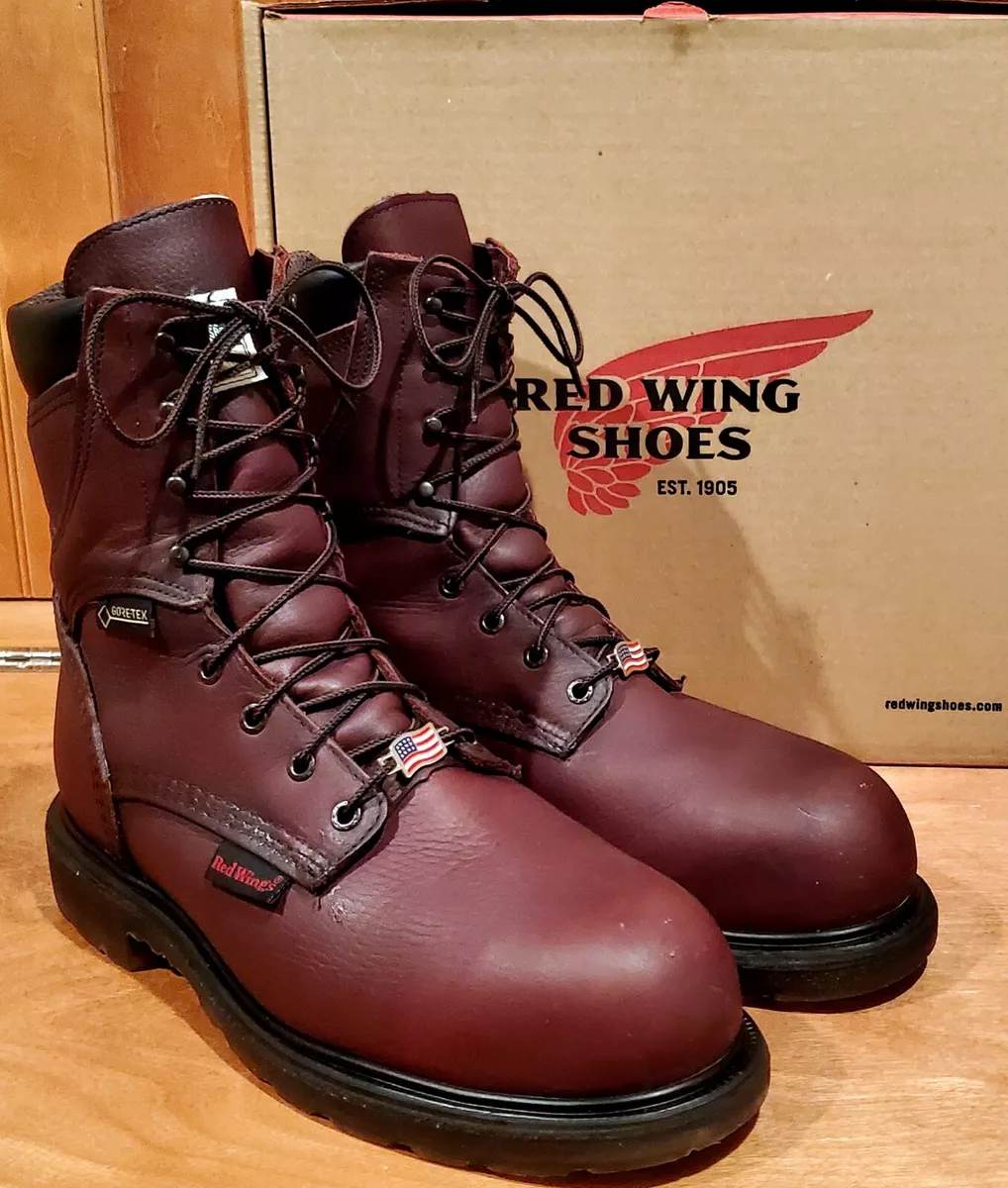 Red Wing 2412 Insulated Waterproof Boots Size 10 Wide (Steel Toe)