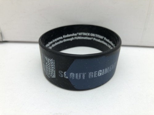 Attack On Titan Cadet Corps PVC Wristband Bracelet AOT (Kodansha) U.S. Seller - Picture 3 of 3