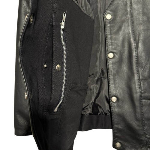 Interstate Leather Motorcycle Vest Black Snap Down W/ Multiple Pockets Mens 3XL - Picture 5 of 17