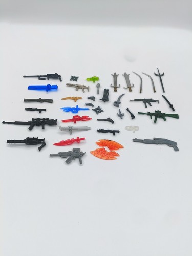 Random Action Figure Toy & Accessories Weapons Lot Imaginext Rangers Super Hero - Picture 2 of 5