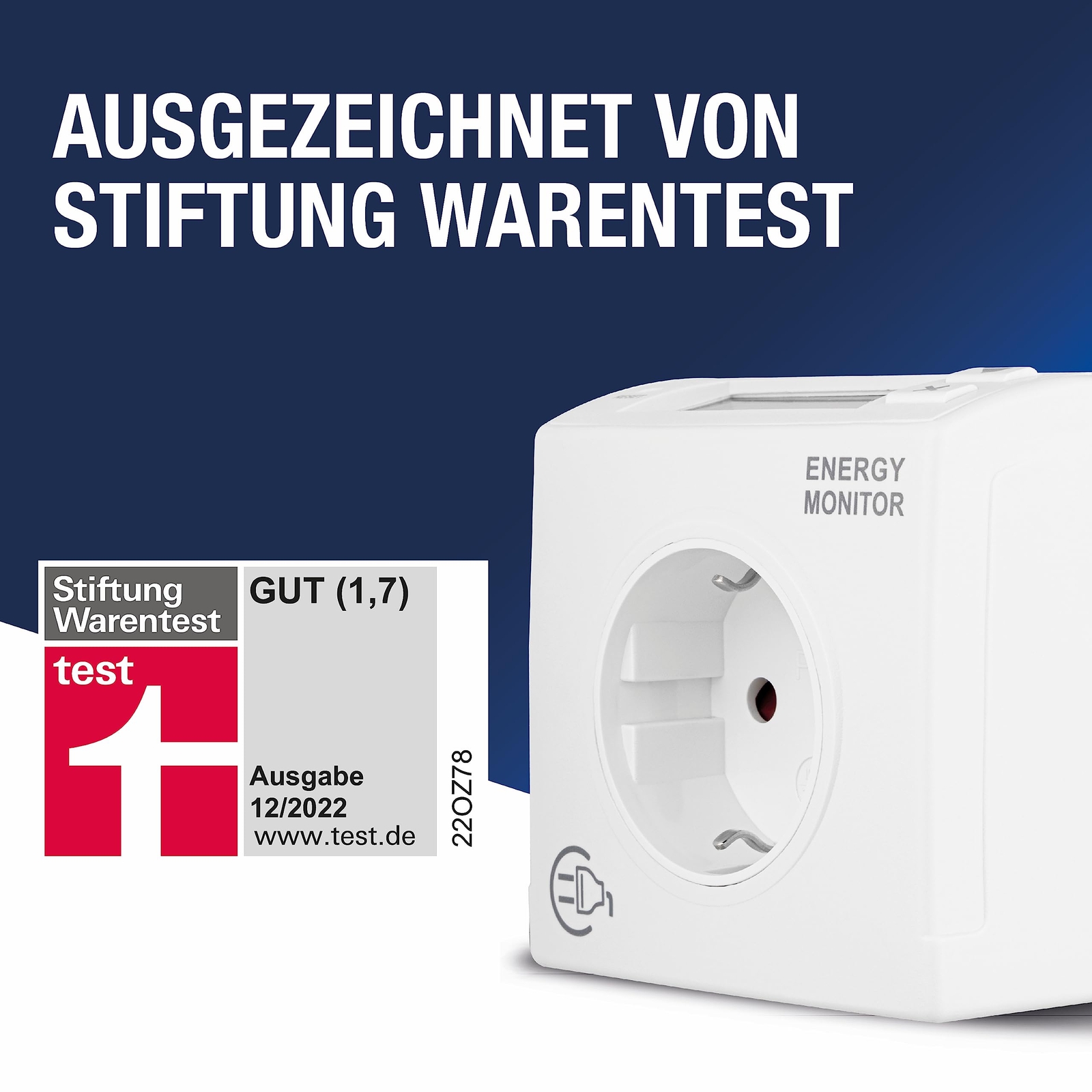 Thumbnail - Stromzähler – Ausgezeichnet Von Stiftung Warentest Mit Note 1,7 -