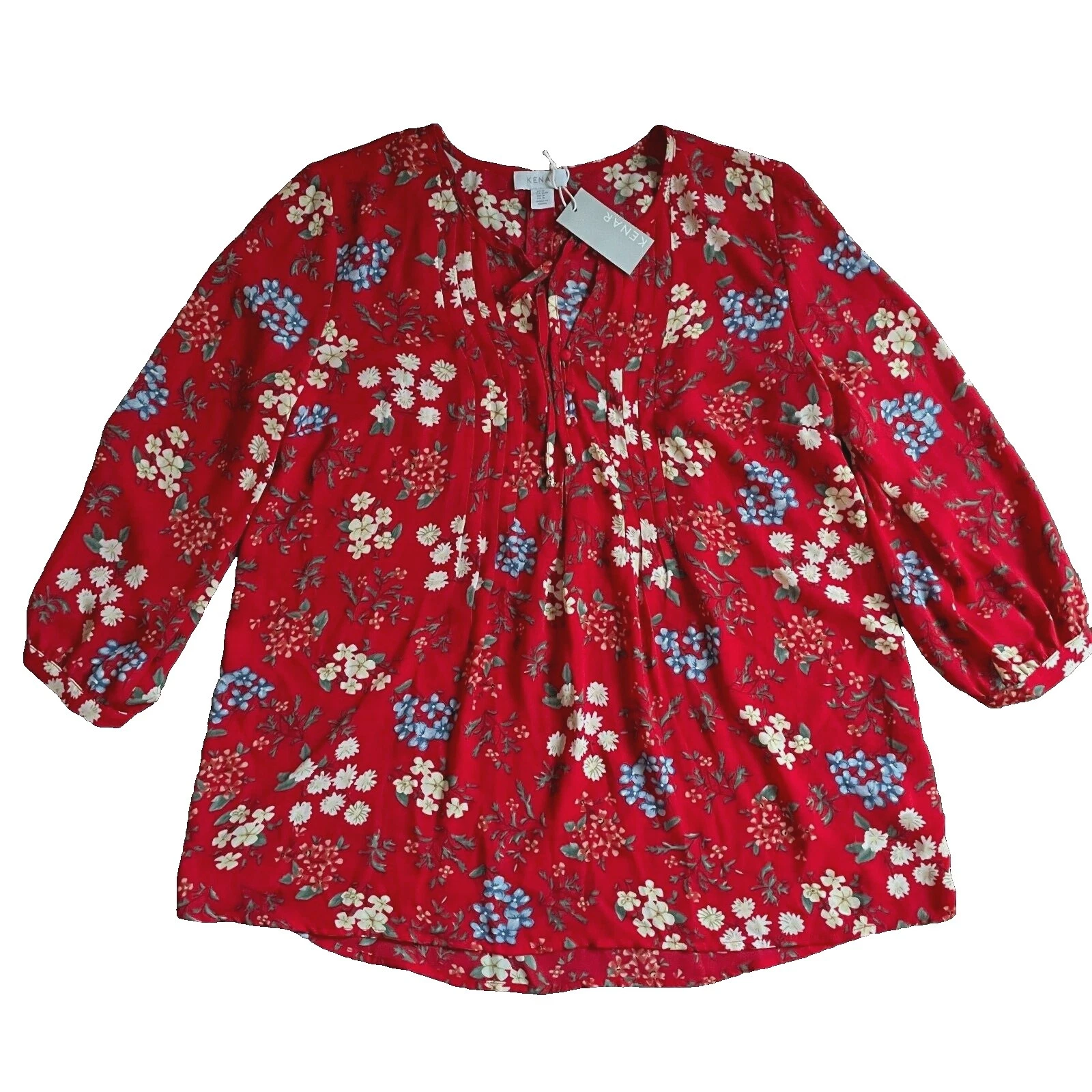Kenar floral Blusa Prendas para el torso para De mujer