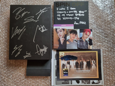 ATEEZ Promo Sticker SPIN OFF : FROM THE WITNESS Album Autographed