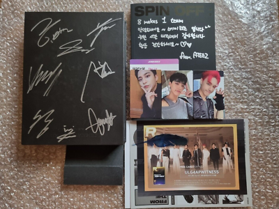 ATEEZ Promo Sticker SPIN OFF : FROM THE WITNESS Album Autographed